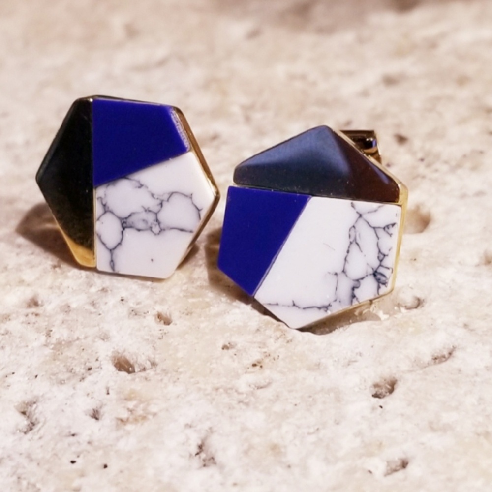 Hexagon Earring